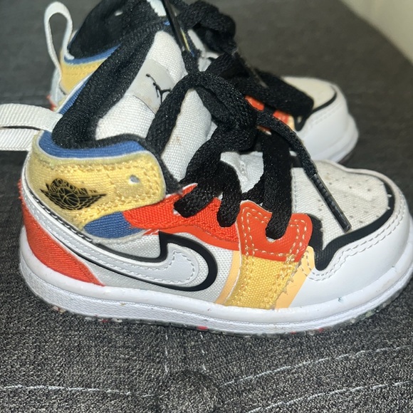 Boys Air Jordan 1 Mid SE Toddler Multi-Color - Picture 3 of 5